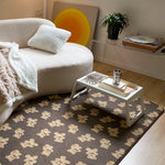 Checkerboard Patterned Rug