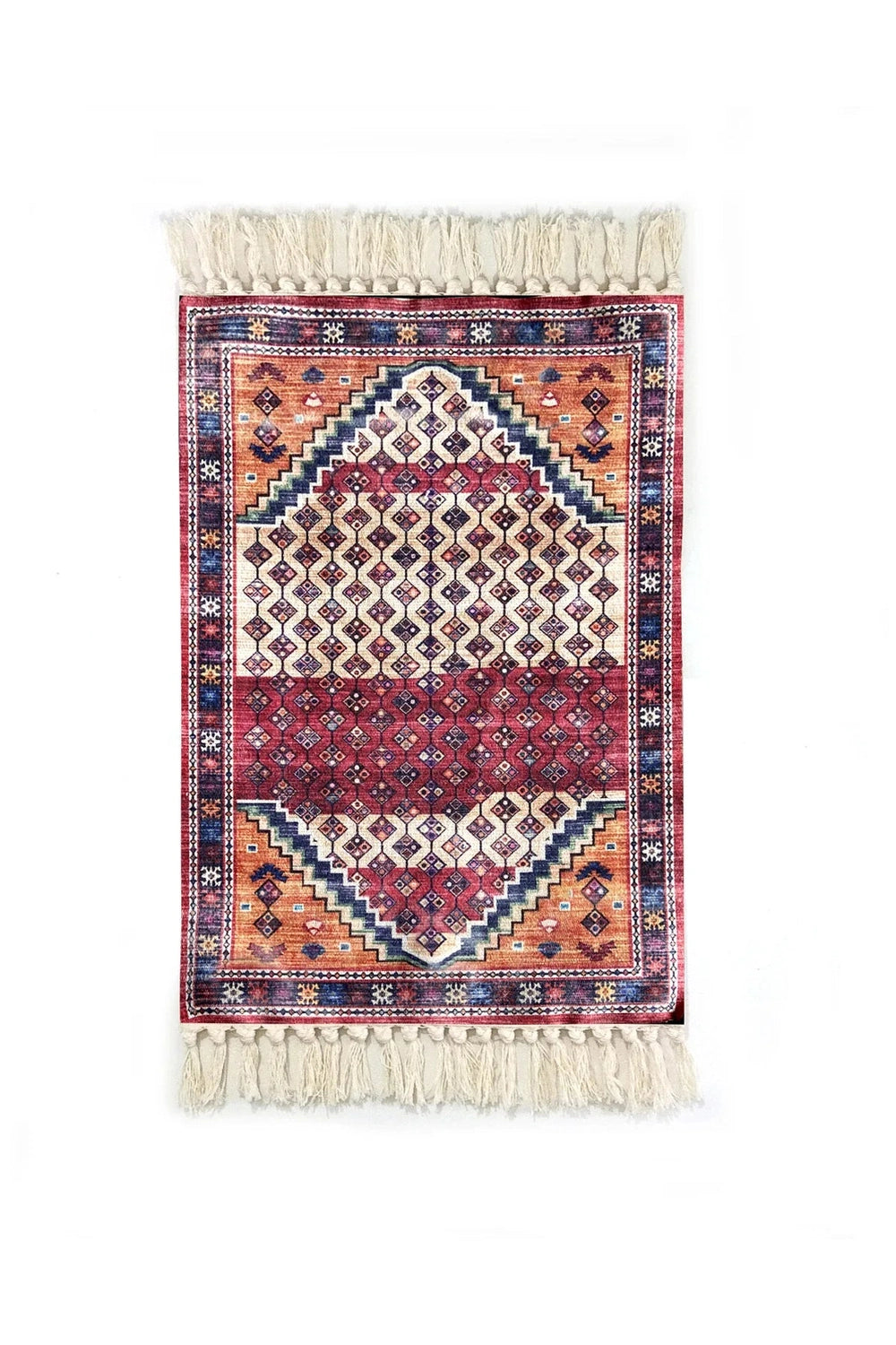 Bohemian Sunrise Geometric Rug