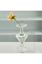 Clear Modern Glass Vase