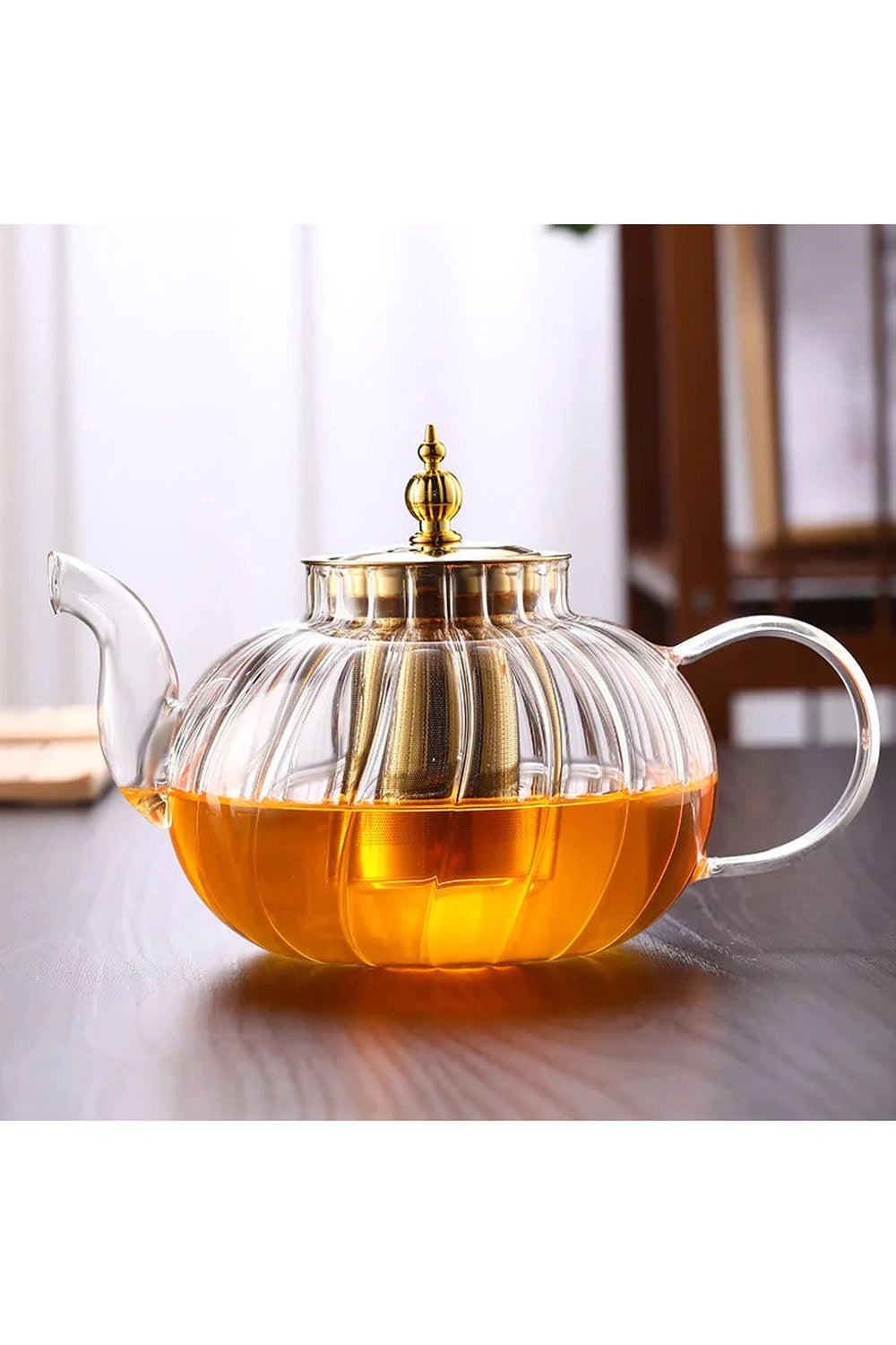 Heat-Resistant Glass Teapot