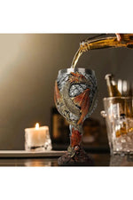 Copper Wine Carving Goblet