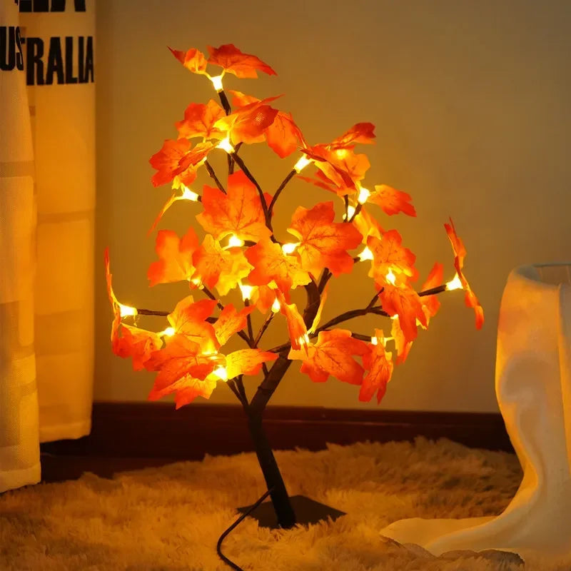 Autumn Glow Maple Tree Lamp