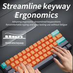 Compact Orange Gamer Keyboard