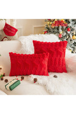 Xmas Plush Decorative Pillow Case