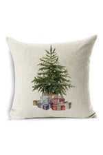 Festive Plants Birds Pillow Case