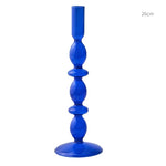 European Glass Candle Holder