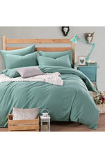 Turquoise Cotton Bedding Set