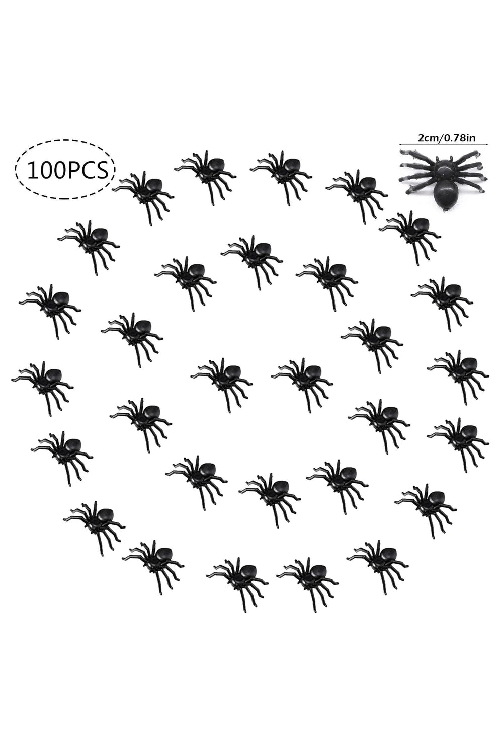 Halloween Black Spider Decorations