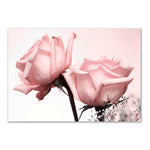 Pink Rose Canvas Poster