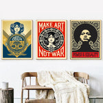 Vintage Art Propaganda Canvas Poster