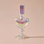 Rainbow Glass Candle Holder