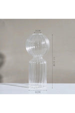 Clear Modern Glass Vase