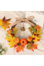 Mini Harvest Pumpkin Wreath