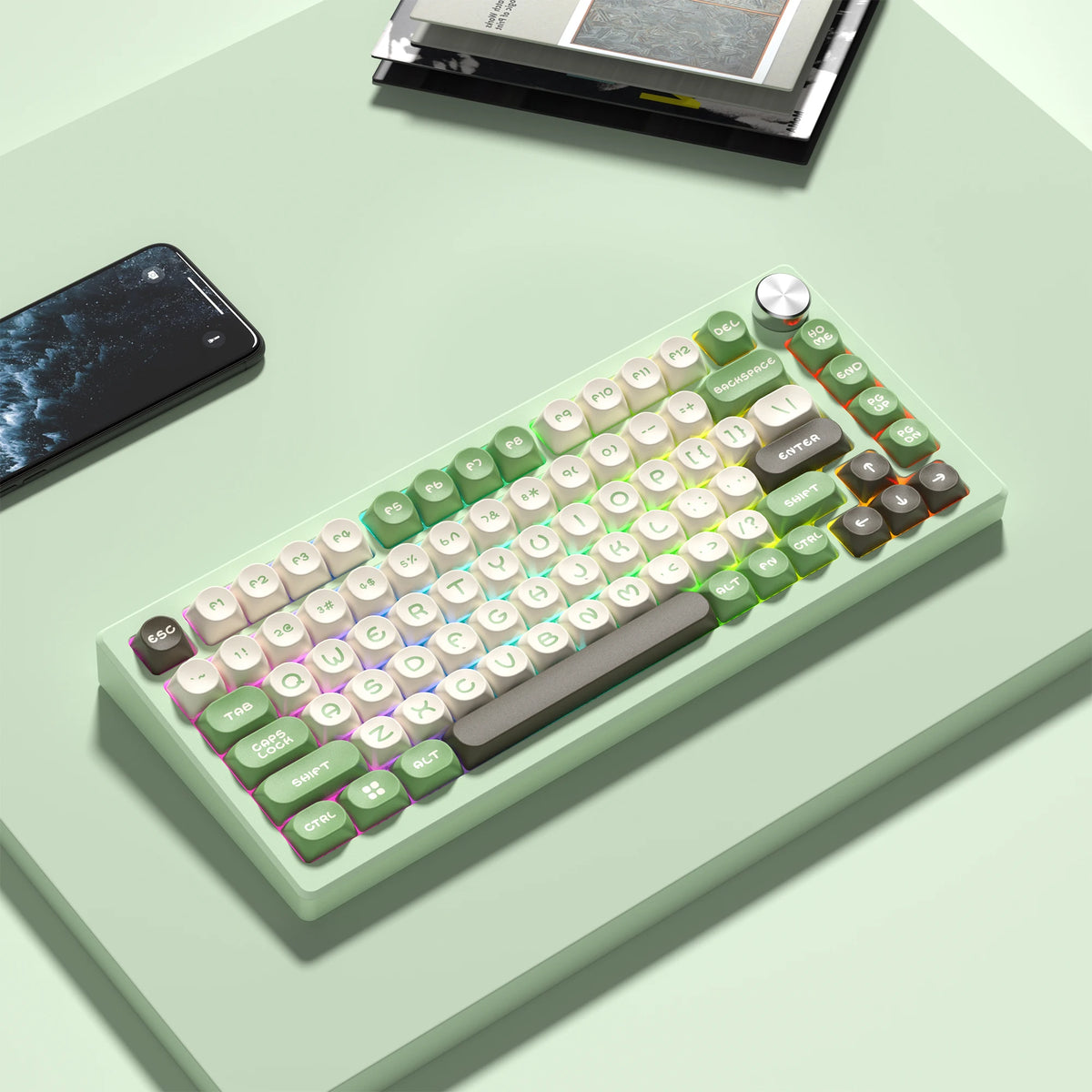 Green Pine Keycaps