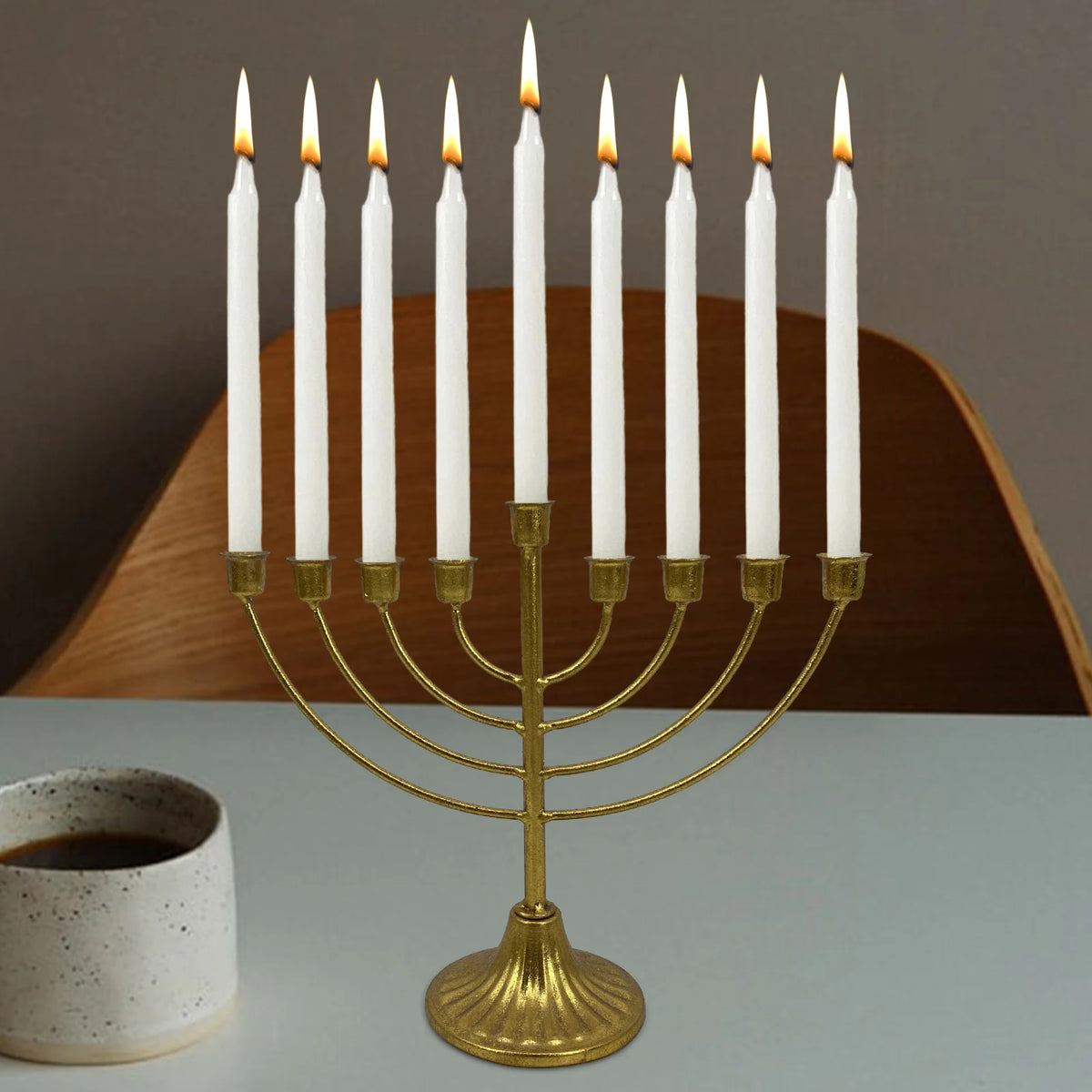 Eternal Light Menorah Candle Holder