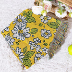 Floral Serenity Tapestry Throw Blanket