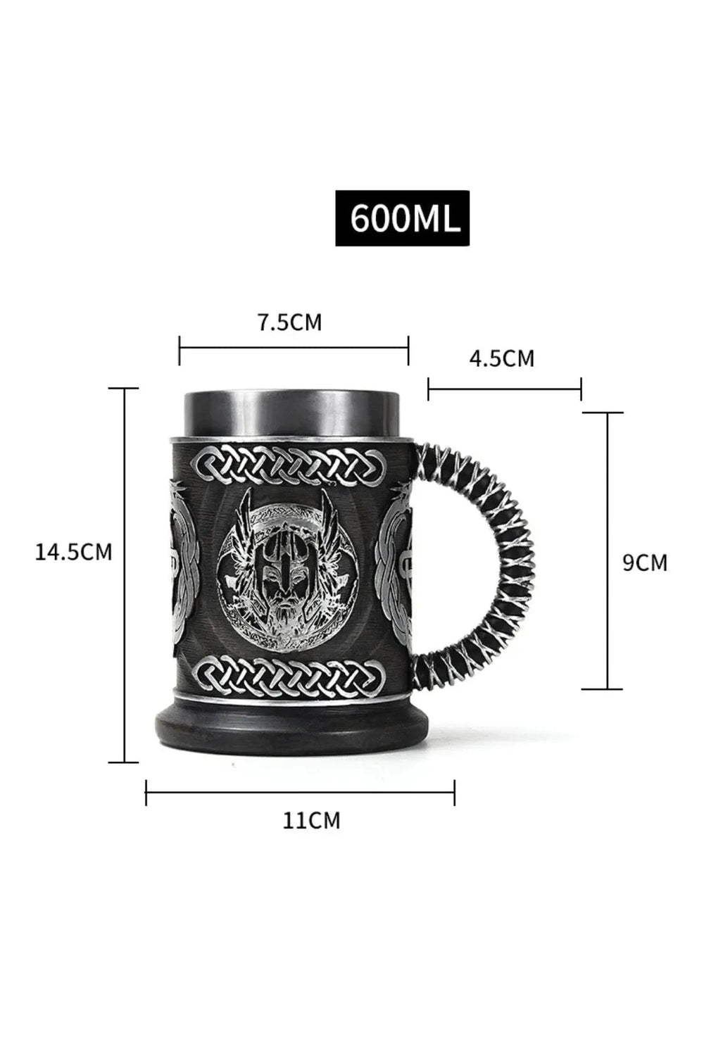 Viking Style Beer Mug