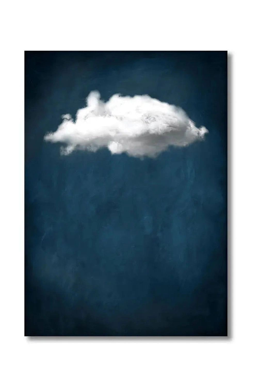 Abstract Green Cloud Canvas Poster