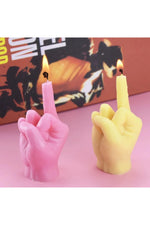 Rude Gesture Candle Mold DIY