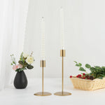 Golden Serenity Candle Holders