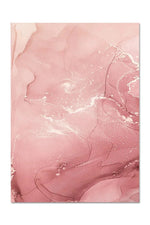 Pink Marble Canvas Poster