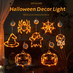 Glowing Halloween LED Window Lights