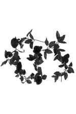 Midnight Noir Rose Garland