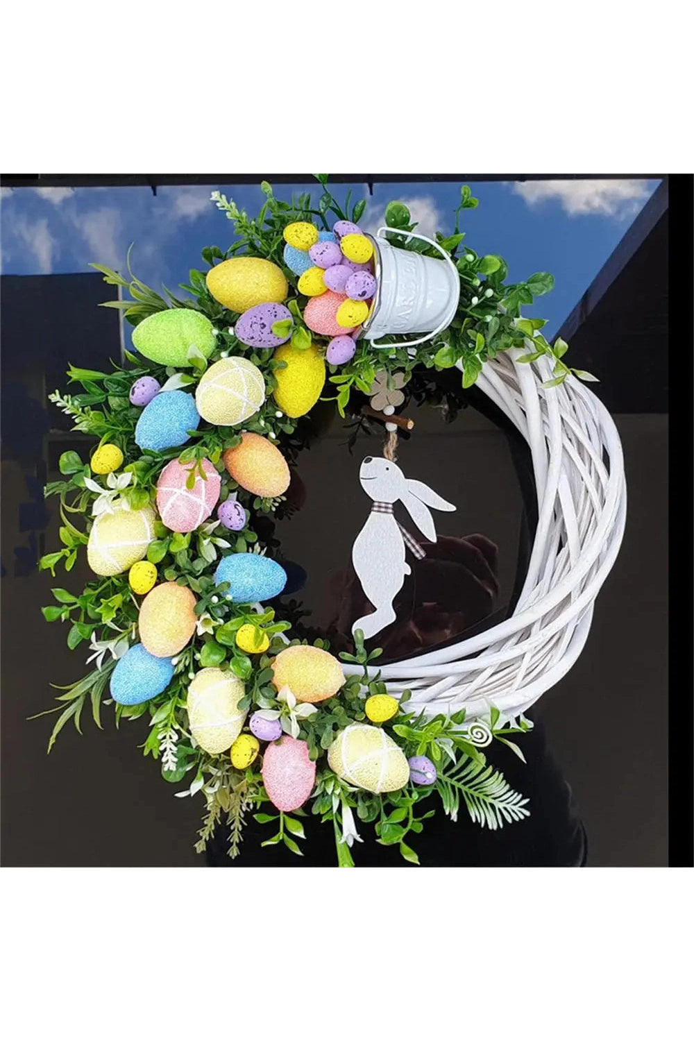 Moon Black Cats Door Wreath