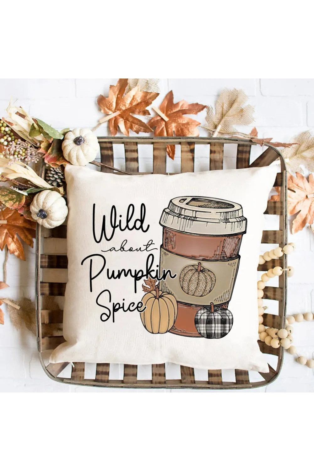 Pumpkin Spice Pillow Cover