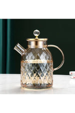 Diamond Glass Juice Teapot