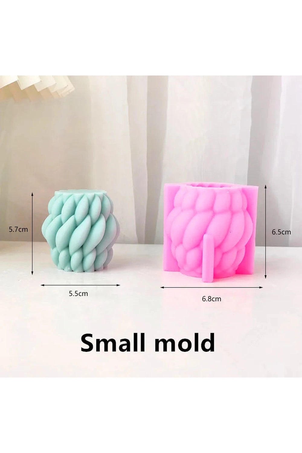 Unique Wavy Candle Mold DIY