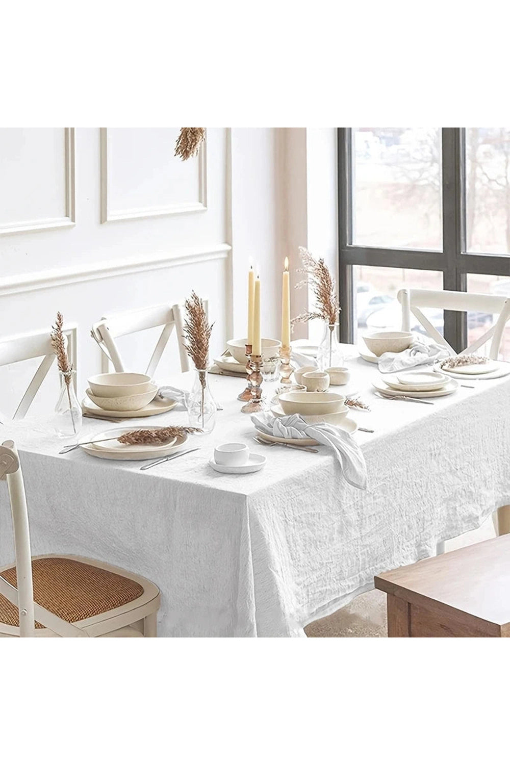 Serene Elegance Tablecloth