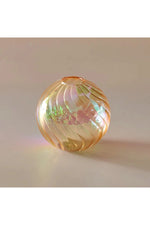 Iridescent Glass Ball Plant Vase