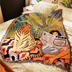 Jungle Retreat Tapestry Blanket