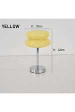 Egg Tart Glass Desk Lamp