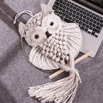 Boho Macramé Owl Wall Hanging