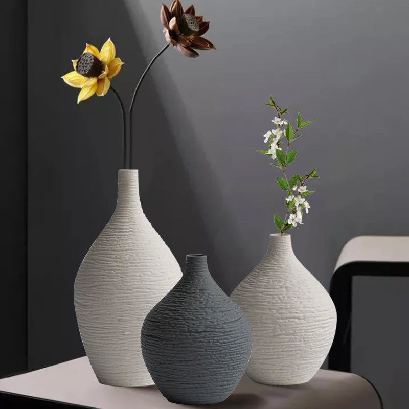 Earthy Textured Zen Vase