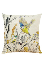 Tropical Bird Leaf Pillow Case