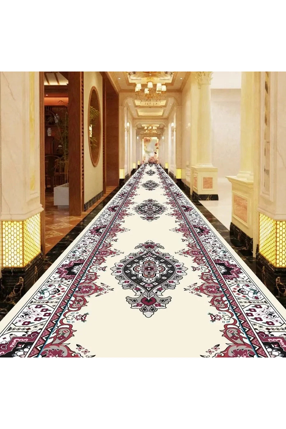 Long Modern Corridor Rug