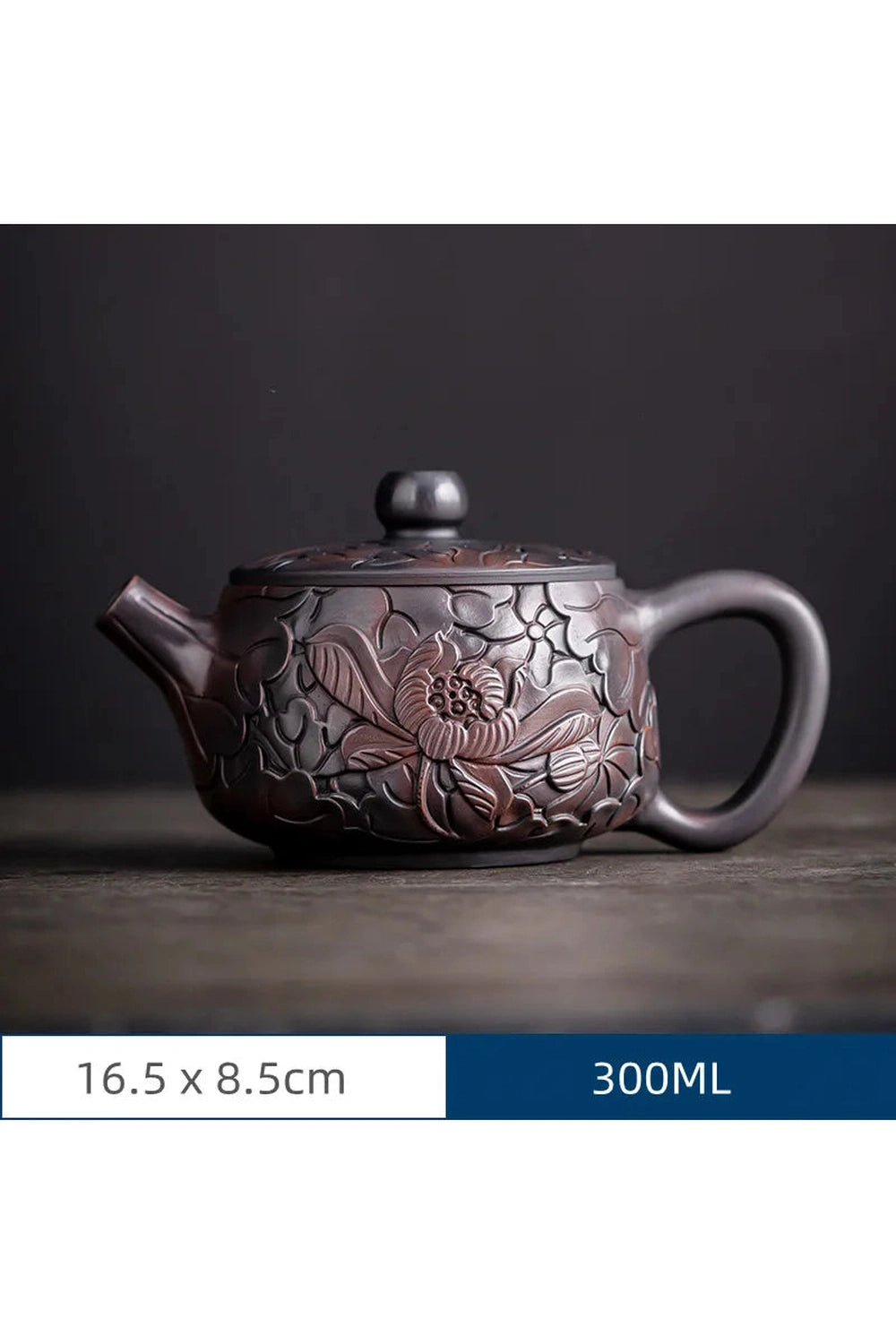 Retro Carved Ceramic Teapot