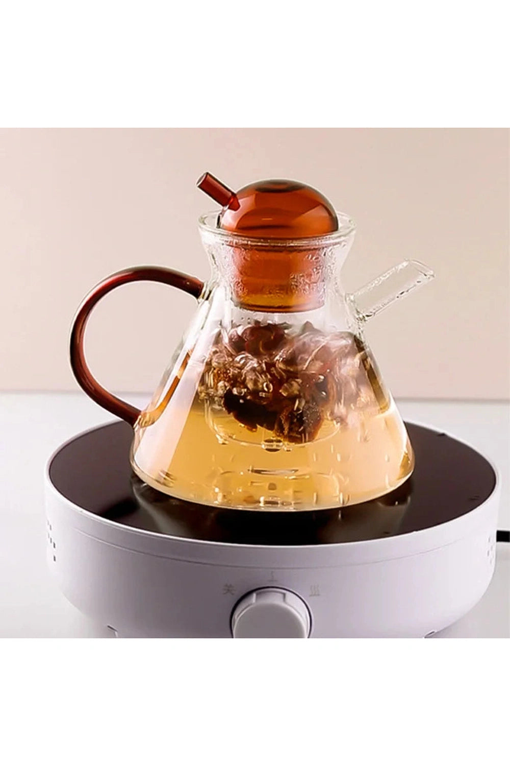 Transparent Glass Teapot