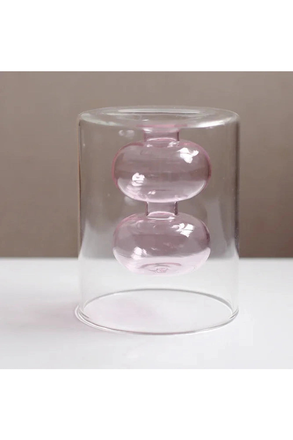 Hydroponic Colored Glass Vase