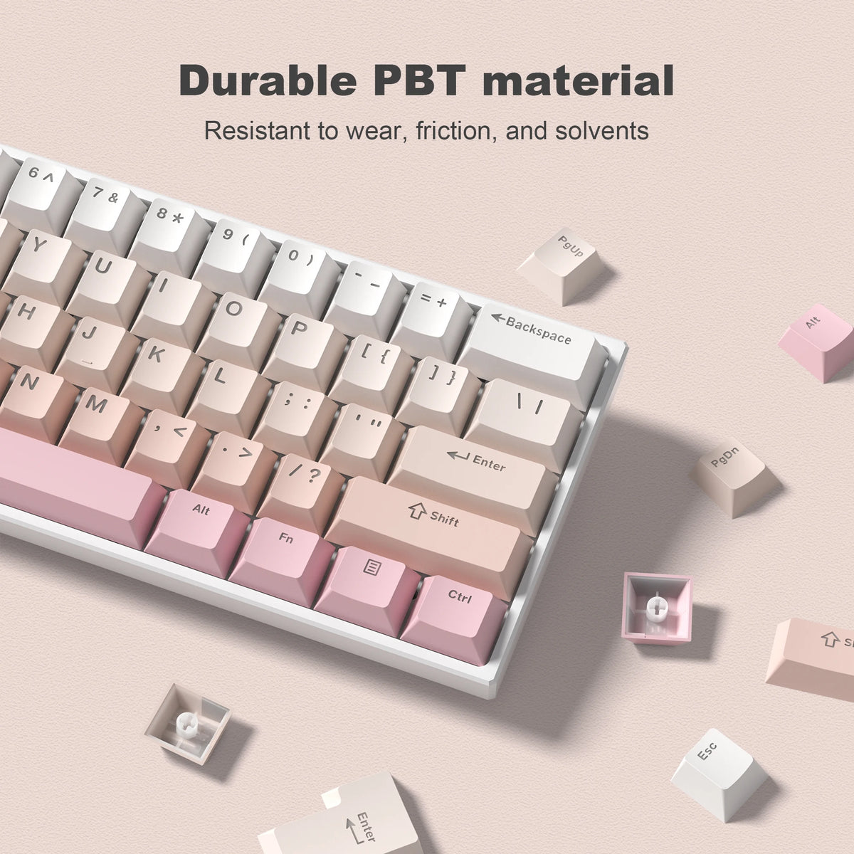 Pink Sakura Shine Keycaps