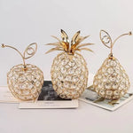 Crystal Fruit Home Sculptures