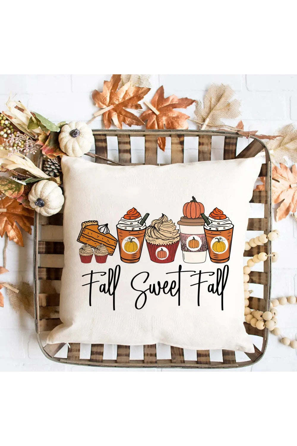 Pumpkin Spice Pillow Cover