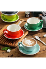 Pottery Latte Mug Set