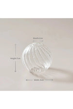 Clear Modern Glass Vase