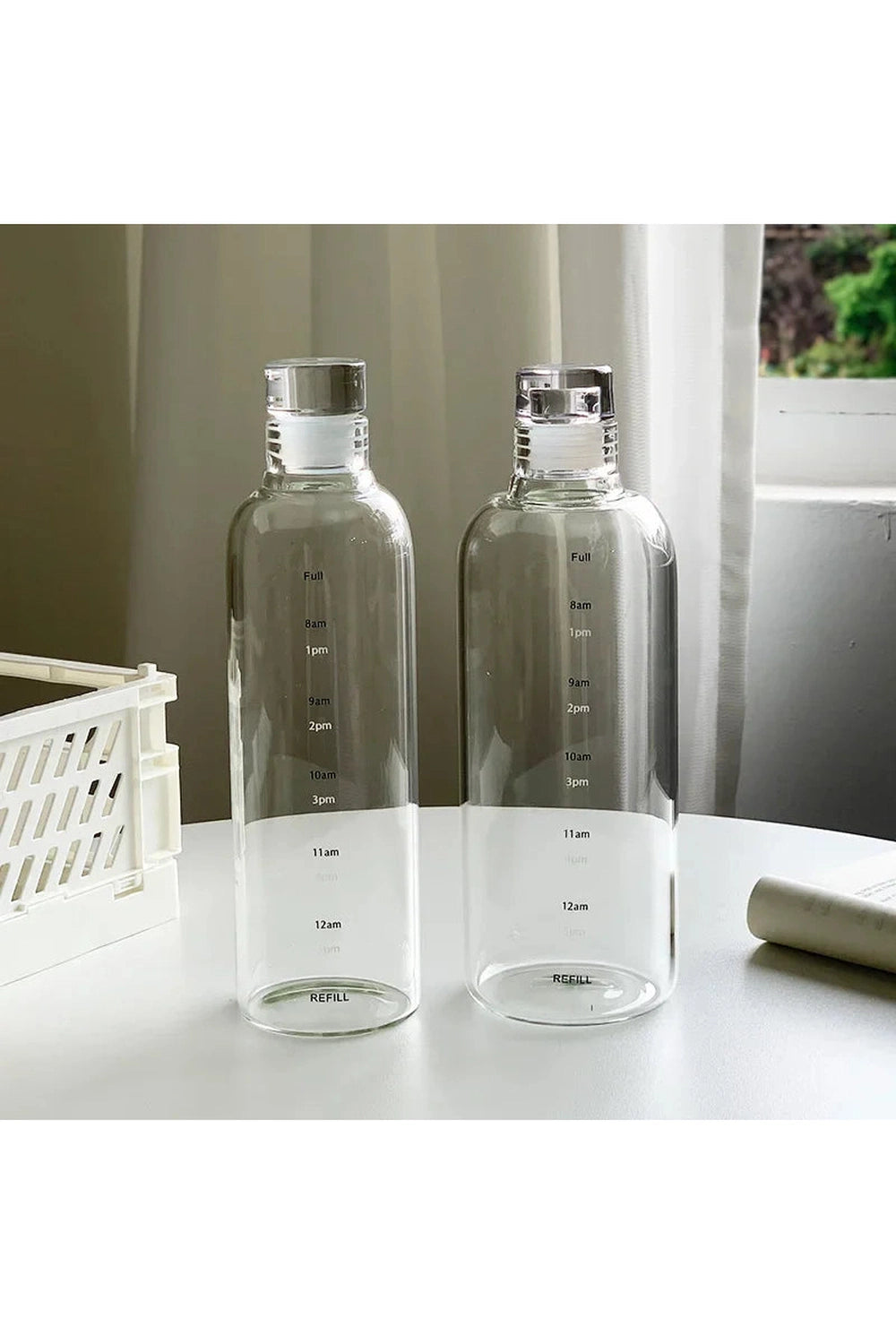 Minimalist Hydration Tracker Bottles