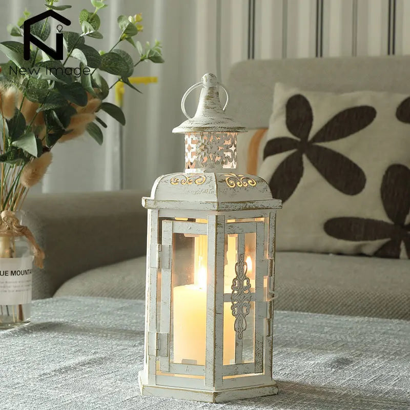 Metal Hanging Candle Lantern