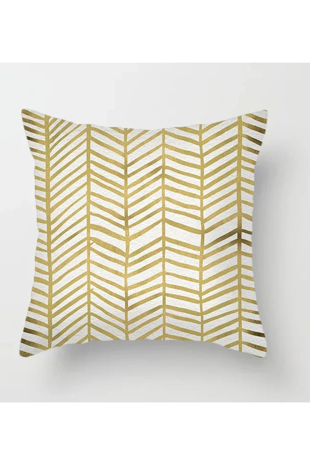 Fall Decor Yellow Leaf Polyester Pillow Case